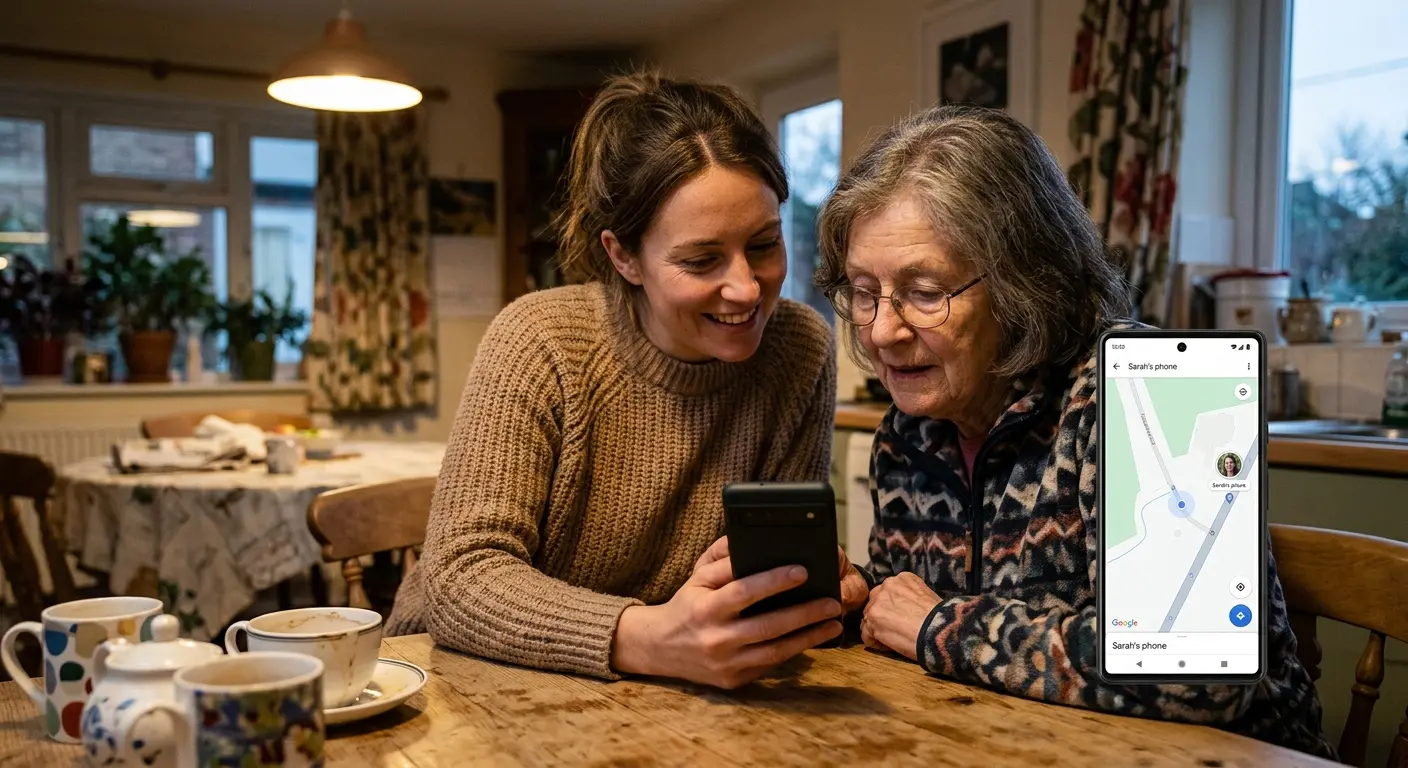 Chiara D. con la madre al telefono
